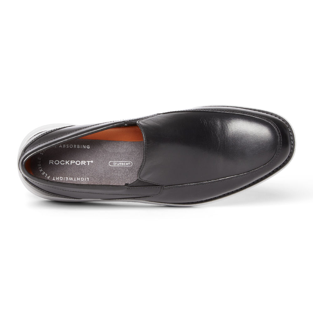 Rockport Singapore Mens Loafers - Garett Venetian Black - VD2836940